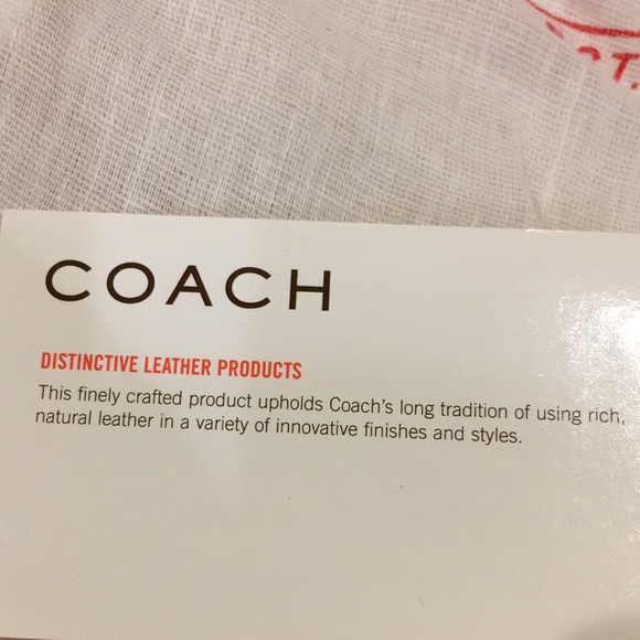 Coach Est 1941 Clutch Mini Handbag NWT keychain Chocolate Brown Leather Zip - Picture 15 of 16